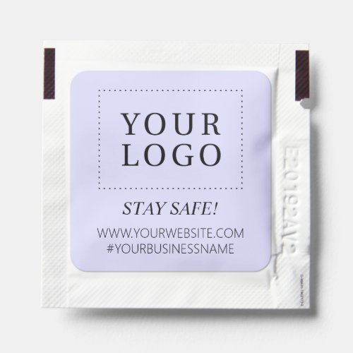 Lilac Custom Business Logo Hand Sanitizer Packet