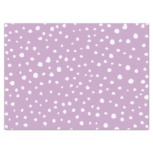 Lilac Dalmatian Spots Dalmatian Dots Dotted Tissue Paper
