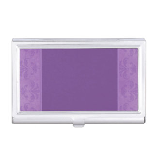 Lilac Damask Case For Business Cards