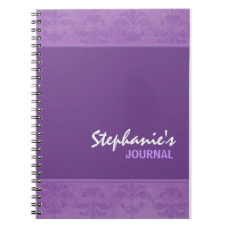 Lilac Damask Notebook