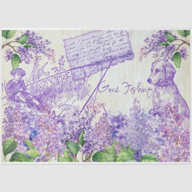 Lilac Days Design Series 8 Tissue Paper (Front)