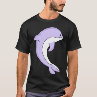 Lilac Dolphin Cute Animal family T-Shirt