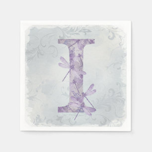 Lilac Dragonflies, by Natasha Us Napkins