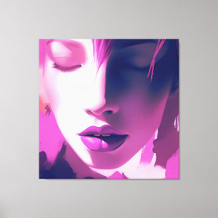 Lilac Dream Whisper – Serene, Ethereal, Purple Canvas Print