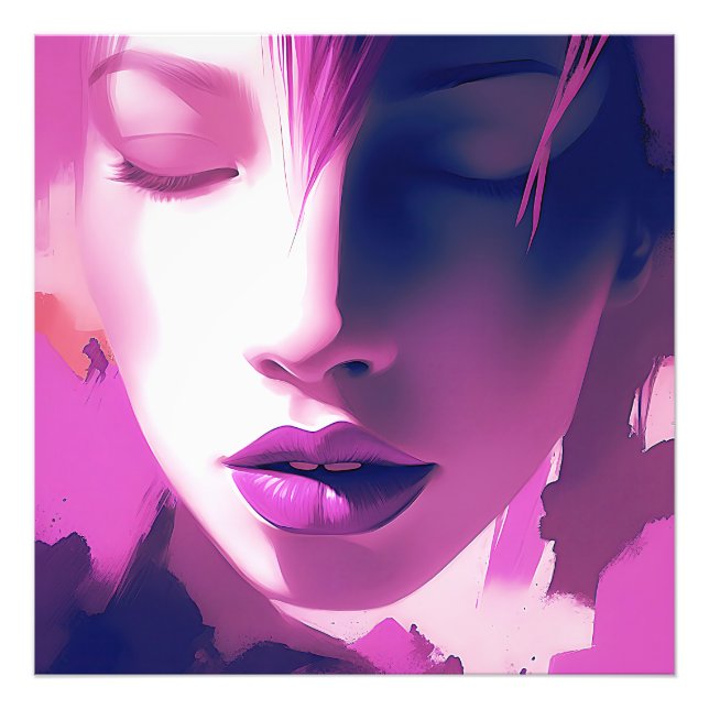 Lilac Dream Whisper – Serene, Ethereal, Purple Photo Print (Front)