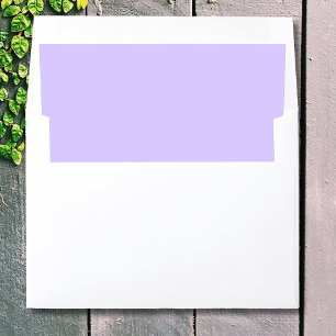 Lilac Dreams soft romantic minimal solid color Envelope Liner