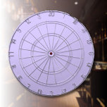 Lilac Dreams Solid Color | Classic Elegant Dart Board<br><div class="desc">Lilac Dreams Solid Color | Classic | Elegant | Trendy | Stylish | Gift | Purple Shades Color</div>