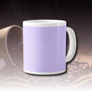 Lilac Dreams Solid Color Classic Elegant Giant Coffee Mug
