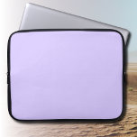 Lilac Dreams Solid Color | Classic Elegant Laptop Sleeve<br><div class="desc">Lilac Dreams Solid Color | Classic | Elegant | Trendy | Stylish | Gift | Purple Shades Color</div>