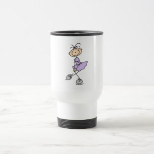Lilac Dress Figure Skater Tshirts and Gifts Travel Mug