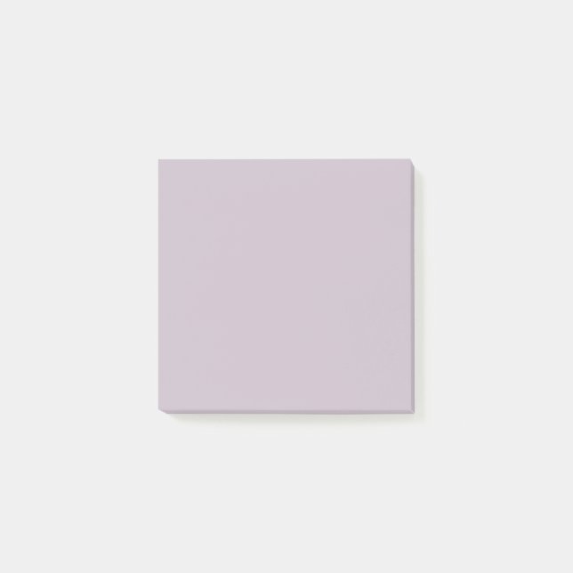 Lilac Elegant Stationery Post-it Notes (Front)