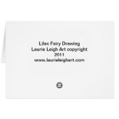 Lilac Fairy Cards (Back Horizontal)