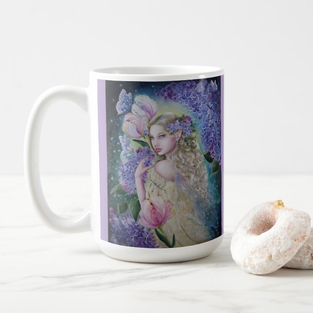 Lilac fairy mug (With Donut)