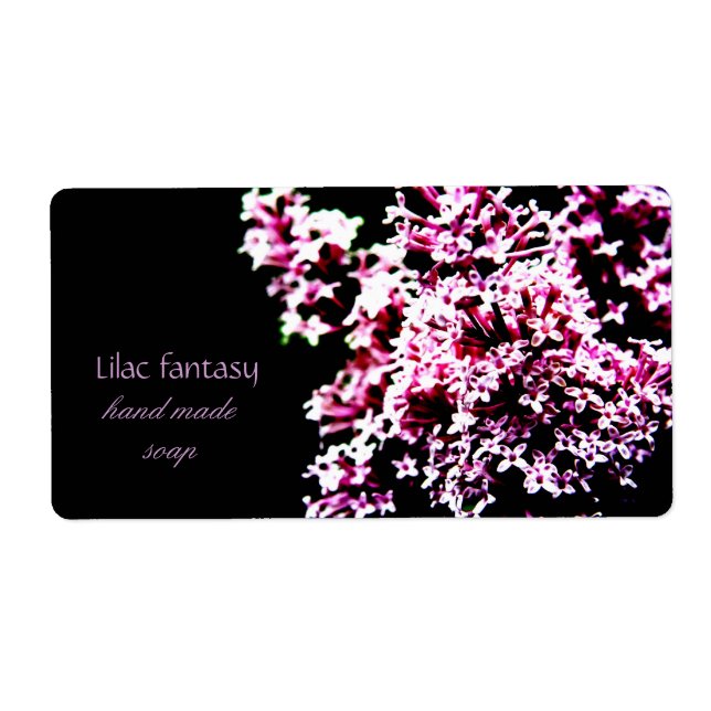 lilac fantasy soap label (Front)