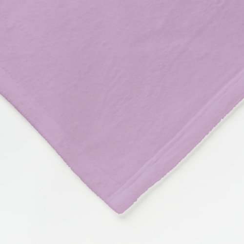 Lilac Fleece Blanket