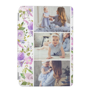 Lilac Floral 3 Photo iPad Mini Cover