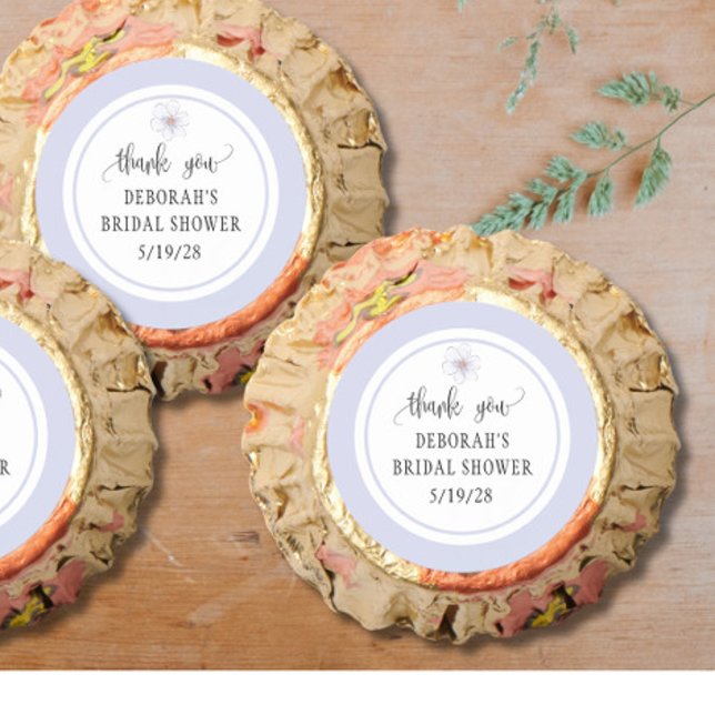  Lilac Floral  Bridal Shower  Reese's Peanut Butter Cups (Creator Uploaded)