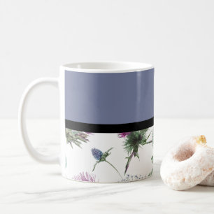 Lilac Floral Coffee Mug