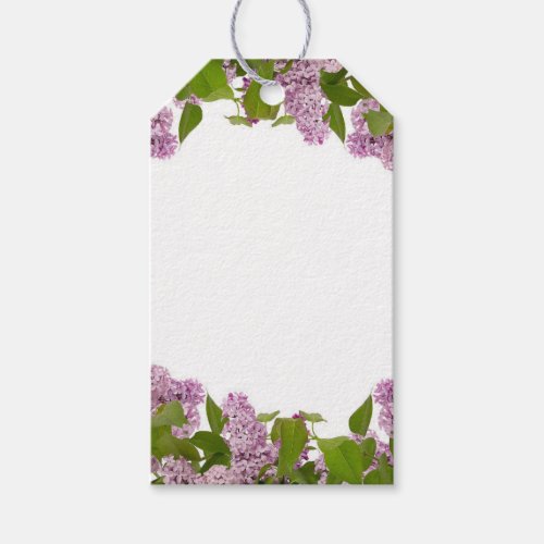 Lilac Floral Custom Jewelry Display Hang Tags