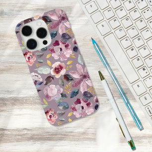 Lilac Floral Pattern  iPhone 16 Pro Case