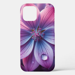 Lilac Floral Purple and Pink iPhone 12 Case