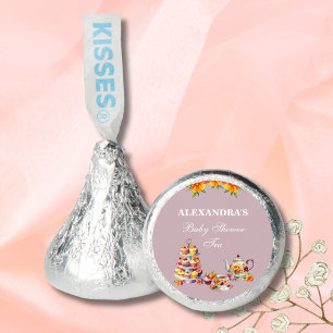 Lilac Floral Tea Party Baby Shower Favors