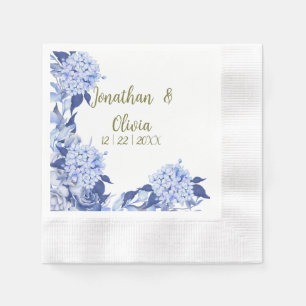 Lilac Flower Bouquet Design   Elegant style Napkins