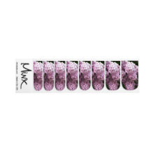 Lilac Flower Nail Art