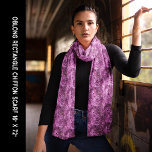 Lilac Flower Pattern Rectangle Long Scarf<br><div class="desc">The Lilac Flower Pattern Rectangle Long Scarf looks beautiful,  they will love it.  Lilacs are beautiful flowers from the garden of vibrant colorful lilac shades.</div>