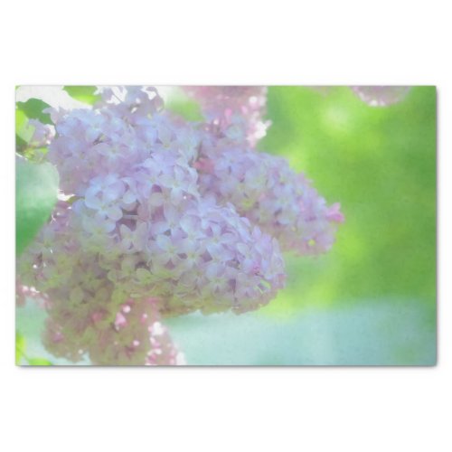 Lilac Flower Watercolor Purple Country Design Tissue Paper