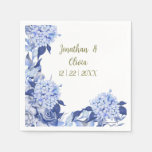 Lilac flowers blooming napkins