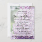 Lilac Flowers Bridal Shower
