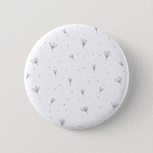 Lilac Flowers Button