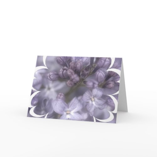 Lilac Flowers Greeting Card