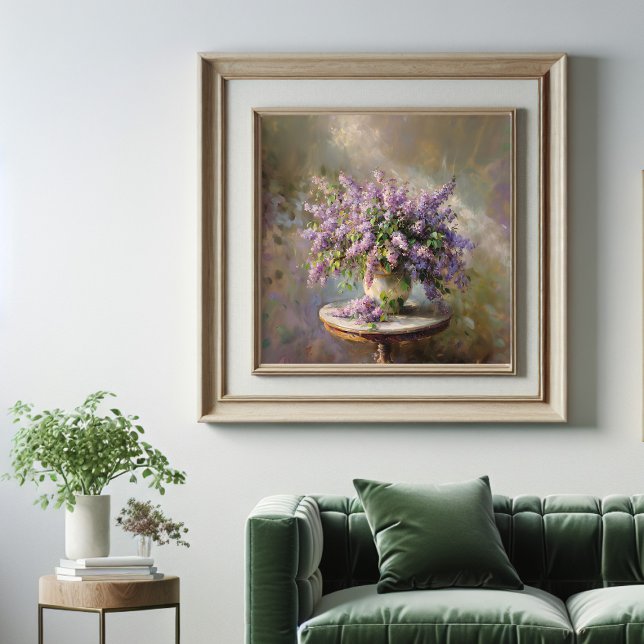 Lilac Flowers in Vase Poster (Creator Uploaded)