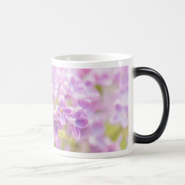 Lilac Flowers Mist Color Morph Mug (Right)
