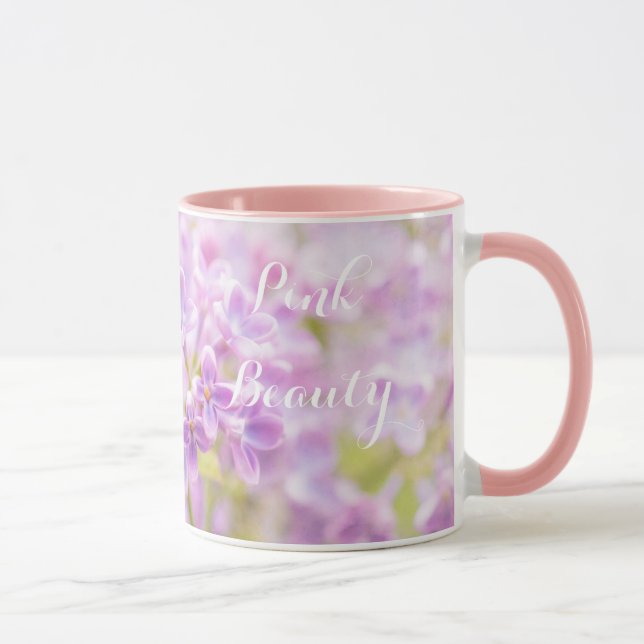 Lilac Flowers Mist Mug (Right)
