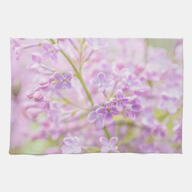 Lilac Flowers Mist Towel (Horizontal)
