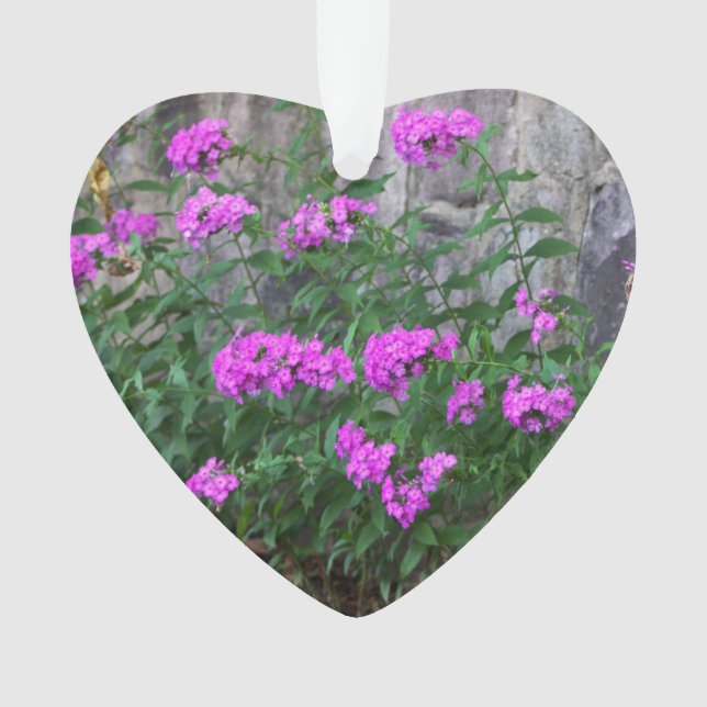 Lilac Flowers Ornament (Front)