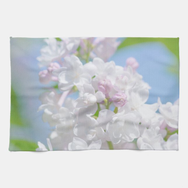 Lilac Flowers Towel (Horizontal)