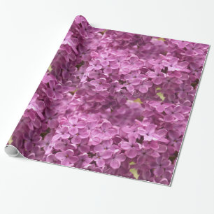 Lilac Flowers Wrapping Paper