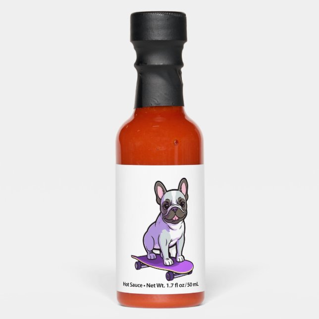 Lilac French Bulldog  Hot Sauces (Front)