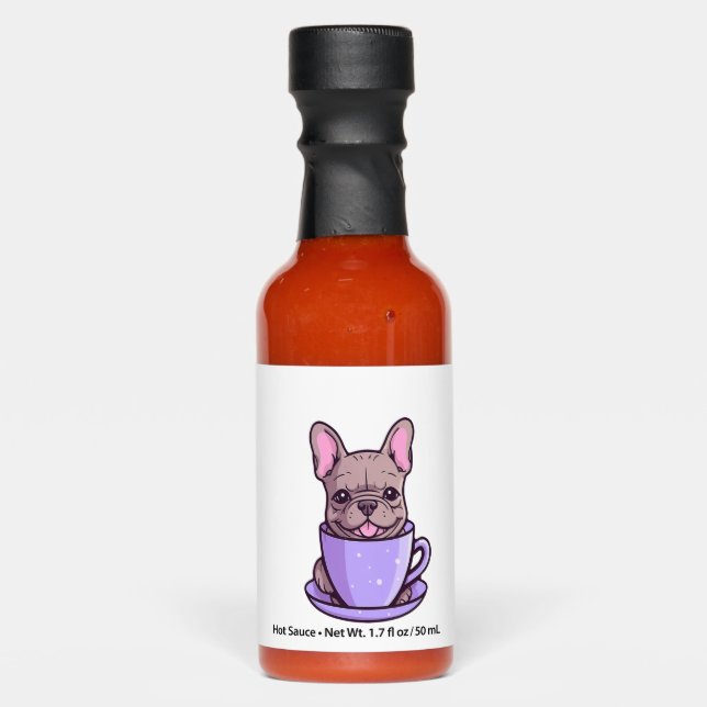 Lilac French Bulldog  Hot Sauces (Front)