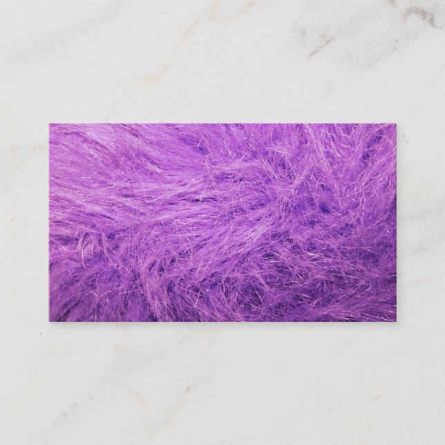 Lilac Fur Business Card (Front)
