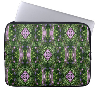 Lilac Garden Houses... Laptop Sleeve