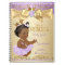 Lilac Gold Ballerina Princess Baby Shower Ethnic