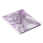 lilac Granddaughter Poem Notepad | Zazzle