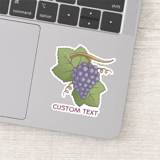 Lilac Grapes Sticker