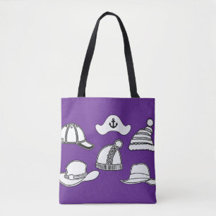 Lilac Hat Bag Fun Tote