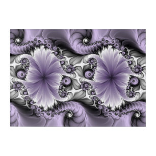 Lilac Illusion Abstract Floral Fractal Art Fantasy